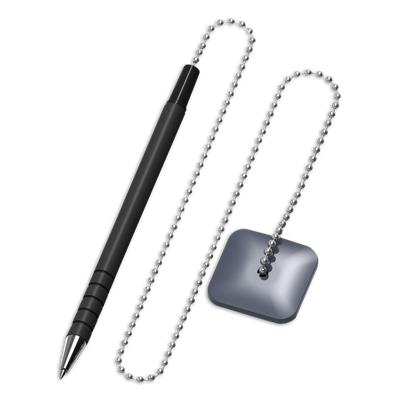 Universal™ Ballpoint Counter Pen, Medium 0.7 mm, Black Ink, Black